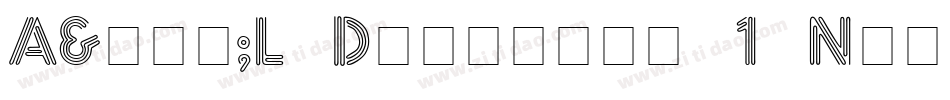A&L Dingbats 1 Normal字体转换